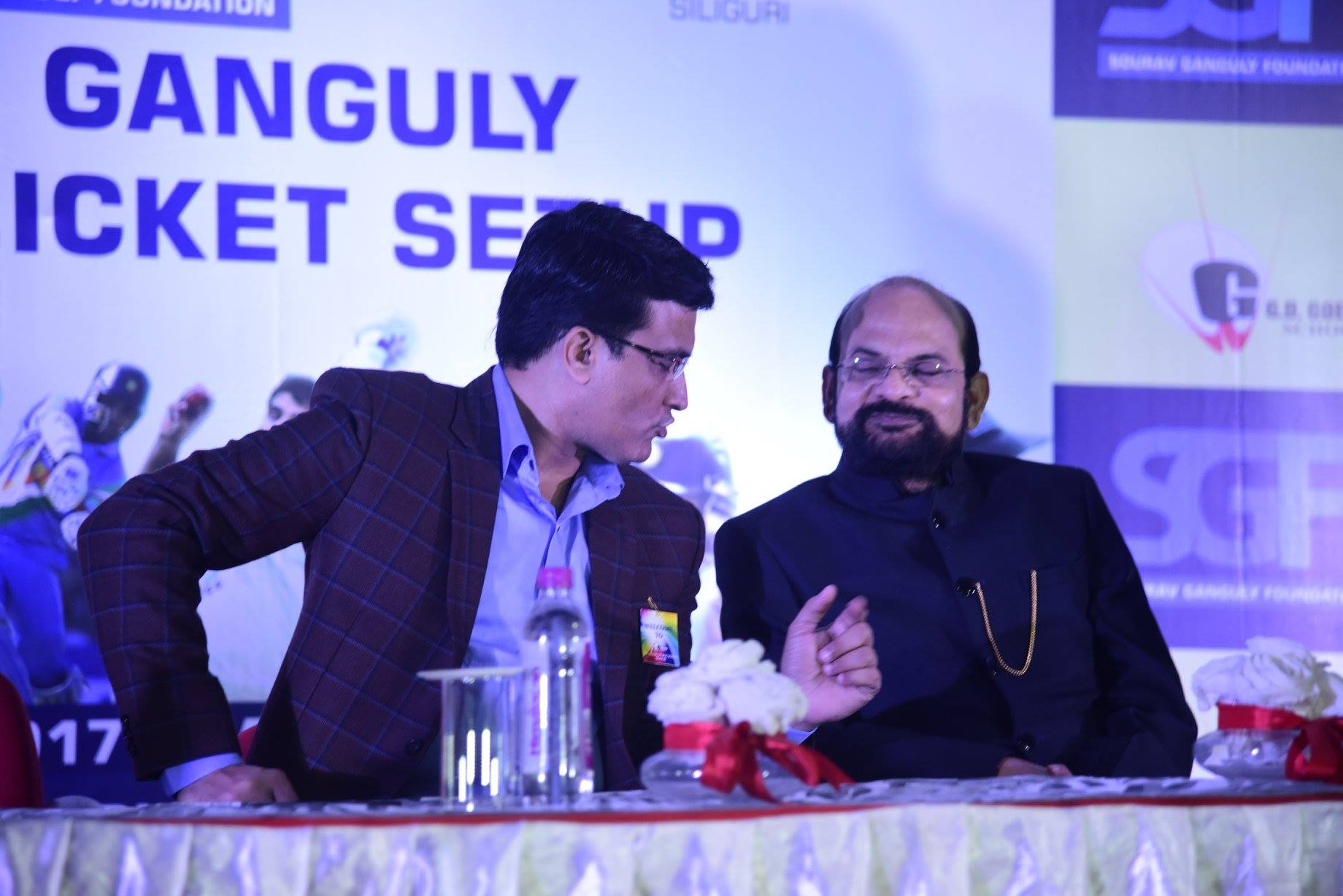 Visit of Sourav Ganguly-SGF Innauguration 2018